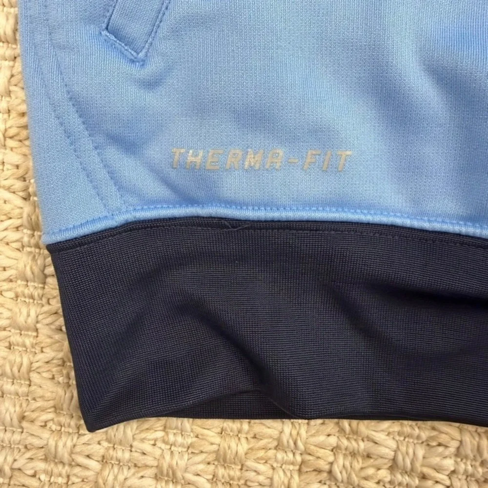 UNC North Carolina Men Hoodie M Jordan Therma Fit Tar Heels Full Zip Streetwear